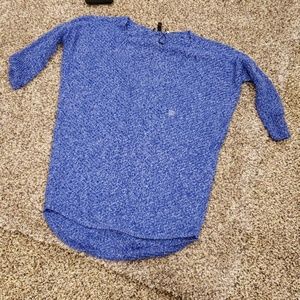 Express blue v neck sweater